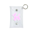 //しゃもん//のバルーン犬　pink Mini Clear Multipurpose Case