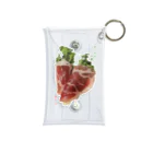 脂身通信Ｚのかいわれ大根の生ハム巻き_220722 Mini Clear Multipurpose Case