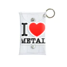 HachijuhachiのI LOVE METAL ミニクリアマルチケース