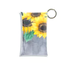 Fred HorstmanのWatering bucket and sunflowers  じょうろ と ひまわり Mini Clear Multipurpose Case