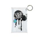 ライブアートプロジェクトのliveart project logo Mini Clear Multipurpose Case