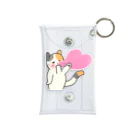 momo-nonoのもちもちほっぺのねこ Mini Clear Multipurpose Case