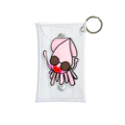 mon chou chouのhappy ika -kun★ Mini Clear Multipurpose Case