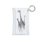 しゃけぶり店のkawaii-giraffe【家族】 Mini Clear Multipurpose Case