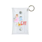 缶詰めmarketの3匹の愛猫達 Mini Clear Multipurpose Case