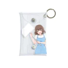 fu-doのボードを持った女の子 Mini Clear Multipurpose Case