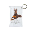 Blue Sky PupsのShaka the Doberman  Mini Clear Multipurpose Case