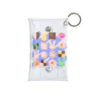 Rabbitflowerのうさクッキー夏 Mini Clear Multipurpose Case