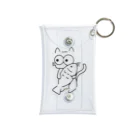 へなちょこな店のお魚抱えた野良猫 Mini Clear Multipurpose Case