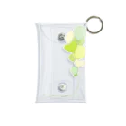 hanaの推し活ショップのlightgreen balloons Mini Clear Multipurpose Case