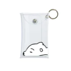 ラクガキ絵のだれてる白い生き物 Mini Clear Multipurpose Case