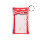 ドルオタ - アイドルオタク向けショップの『ONLY ONE - 唯一無二』推しチェキケース【赤】 Mini Clear Multipurpose Case