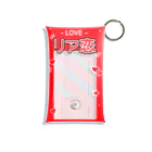 ドルオタ - アイドルオタク向けショップの『LOVE - リア恋』推しチェキケース【赤】 Mini Clear Multipurpose Case