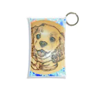 YURITAROORIGINLのAmerican Cocker Spaniel,わるそう坊主のコッカースパニエル Mini Clear Multipurpose Case