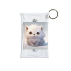 mika0361の「ふわふわにゃんこ (Fuwafuwa Nyanko)」 Mini Clear Multipurpose Case