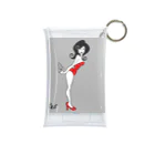 i_am_erika_i_am_ericのPIZZA GIRLとPINUPGIRL Mini Clear Multipurpose Case