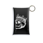 COOL&SIMPLEのBlack White Illustrated Skull King  Mini Clear Multipurpose Case