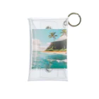 Makky_0401の南国の海イラストグッズ Mini Clear Multipurpose Case