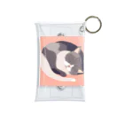 銀の時の寝ている猫のイラスト Mini Clear Multipurpose Case