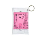 rikanのピンクキャット Mini Clear Multipurpose Case