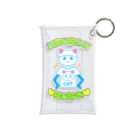 elmi_niikawaの三度の笹より猫が好き Mini Clear Multipurpose Case