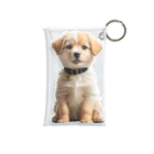 pondLeisurelyの愛らしい子犬 Mini Clear Multipurpose Case