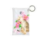 falsoのご機嫌キジトラ猫 Mini Clear Multipurpose Case