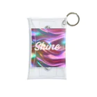 Kumamanのオーロラシルク　Shineロゴ入り Mini Clear Multipurpose Case