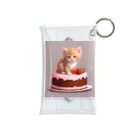 にゃんこぷにのケーキの上の仔猫ちゃん Mini Clear Multipurpose Case