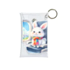 Shiba_IncのSitting rabbit（座るウサギ） Mini Clear Multipurpose Case