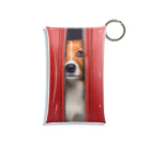 YUTO1126のジッパーから覗く犬 Mini Clear Multipurpose Case