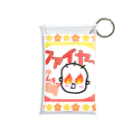 さとみ_イラスト屋♡の「ファイヤ〜🔥」 Mini Clear Multipurpose Case