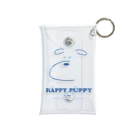 HÄPPY PÜPPYのミニクリアマルチケース HAPPY PUPPYロゴ Mini Clear Multipurpose Case