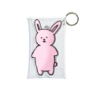 みつまめこshopのポテっとうさぎ Mini Clear Multipurpose Case