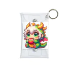 可愛らしいドラゴンのイラストグッズ店のかわいいドラゴンキャラ with a playful twist!  Mini Clear Multipurpose Case