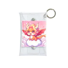 可愛らしいドラゴンのイラストグッズ店のドラゴンキャラクター Mini Clear Multipurpose Case