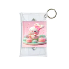 星パンダショップのほわほわマカロンうさぎ Mini Clear Multipurpose Case