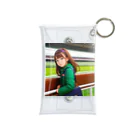 競馬大好きTBTショップ！の「競馬大好き！可愛い女の子が熱狂中！」 Mini Clear Multipurpose Case