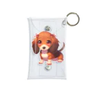 Dog Selectionのミニチュアダックス　女の子　アイテム Mini Clear Multipurpose Case