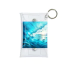 Lovers-chapelのサーファーと海 Mini Clear Multipurpose Case