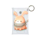 ふわもこぽんすけの店の冬のうさぎさん Mini Clear Multipurpose Case