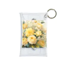 okierazaのペールイエローテーマの花束 Mini Clear Multipurpose Case