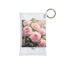 okierazaのペールピンクのバラの花束 Mini Clear Multipurpose Case