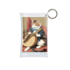 F2 Cat Design Shopの orchestra cat 001 Mini Clear Multipurpose Case