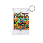 momonekokoのポップなハロウィン Mini Clear Multipurpose Case