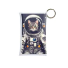 雑貨屋猫布団の猫の宇宙飛行士 Mini Clear Multipurpose Case