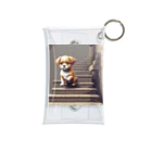 temtemの階段をおりる犬 Mini Clear Multipurpose Case