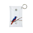 NaRaNiのガラスカラス　stained glass crow  Mini Clear Multipurpose Case