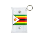 お絵かき屋さんのジンバブエの国旗 ミニクリアマルチケース