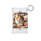SkyBlueのかわいい三毛猫 Mini Clear Multipurpose Case